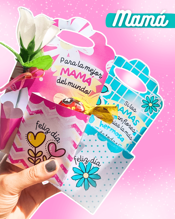 BLISTERS PORTA BOMBONES Y FLOR - Imagen 2