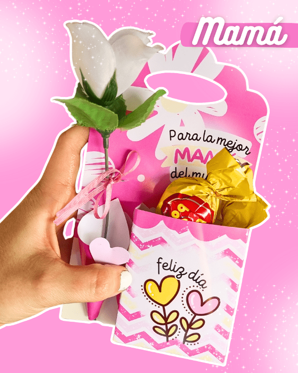 BLISTERS PORTA BOMBONES Y FLOR