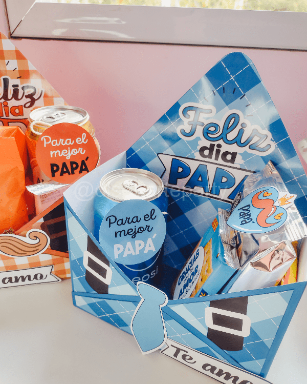 CAJA SOBRE PAPÁ
