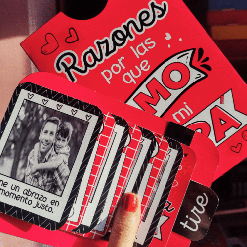TARJETA "Razones por las que amo a mi Papá"