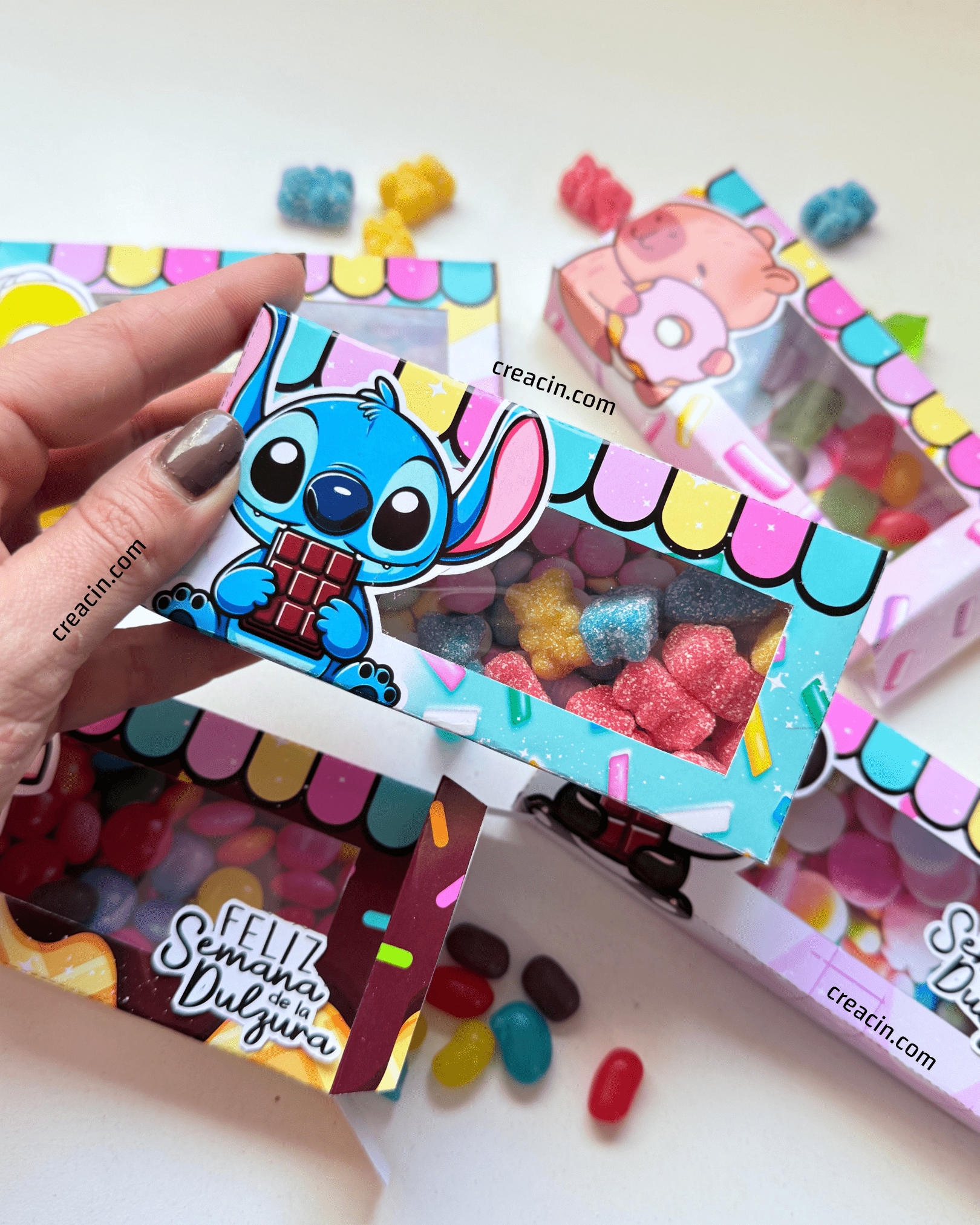 Cajitas con visor para dulces - Imagen 4