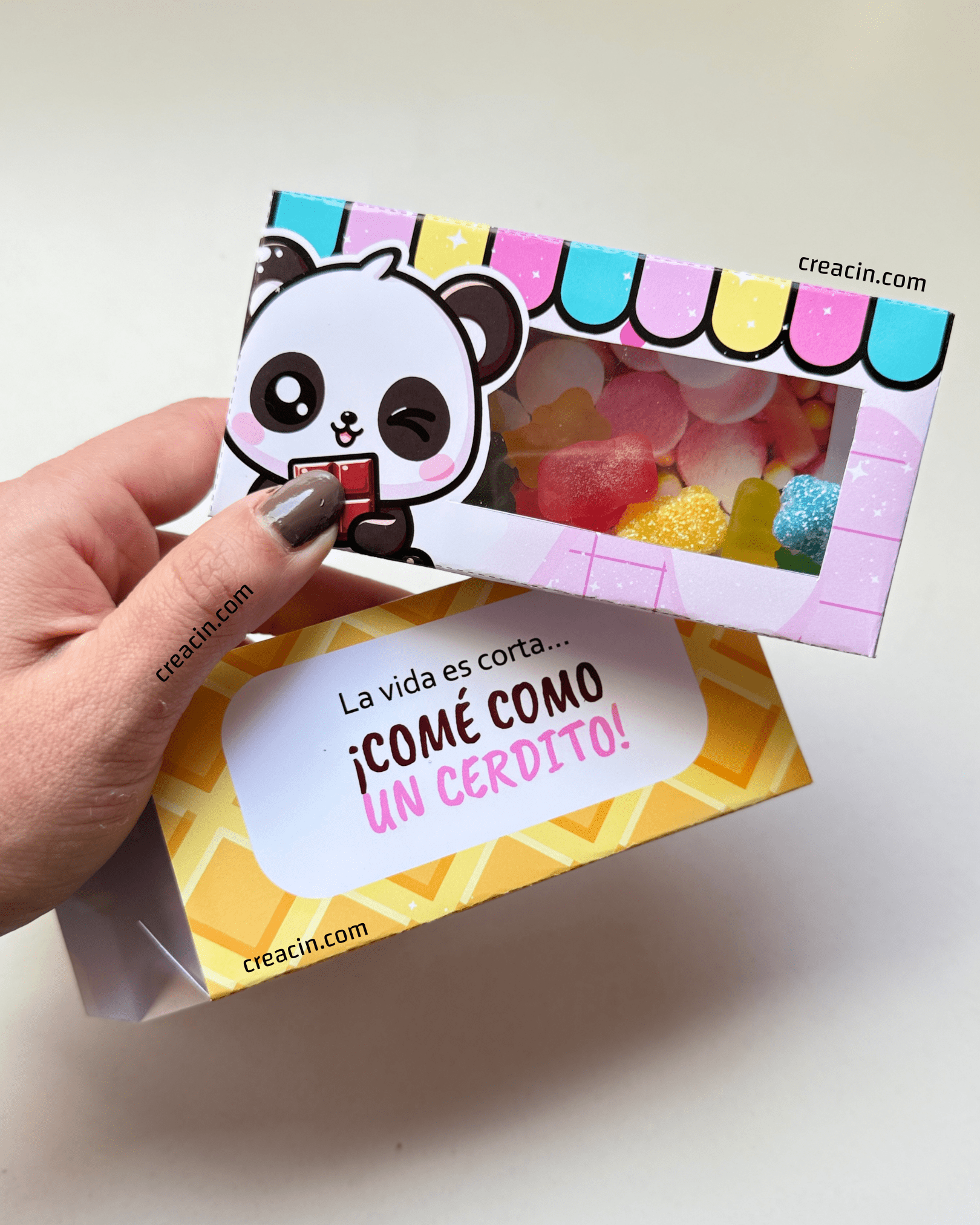 Cajitas con visor para dulces - Imagen 7