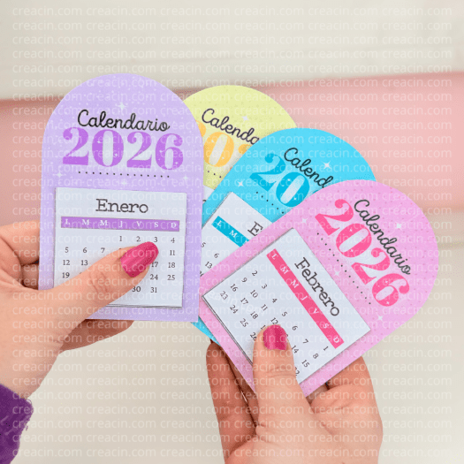 CALENDARIOS 2026 EMPRENDEDORES EN TONOS PASTEL
