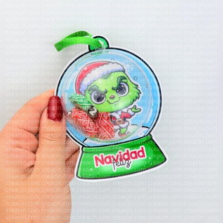 BLISTER PORTAESFERAS CON PERSONAJES NAVIDEÑOS - Imagen 2
