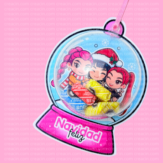 BLISTER PORTAESFERAS CON PERSONAJES NAVIDEÑOS - Imagen 10